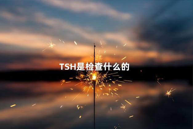 TSH是检查什么的