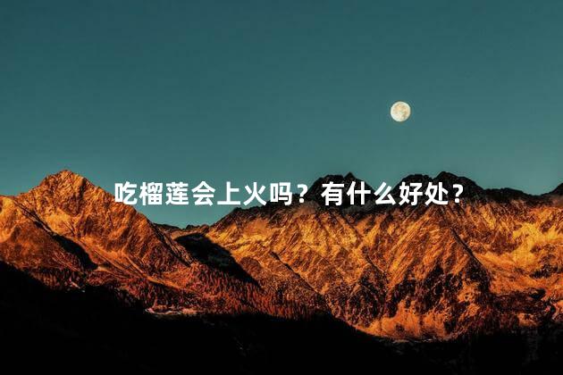 吃榴莲会上火吗？有什么好处？