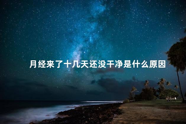 月经来了十几天还没干净是什么原因